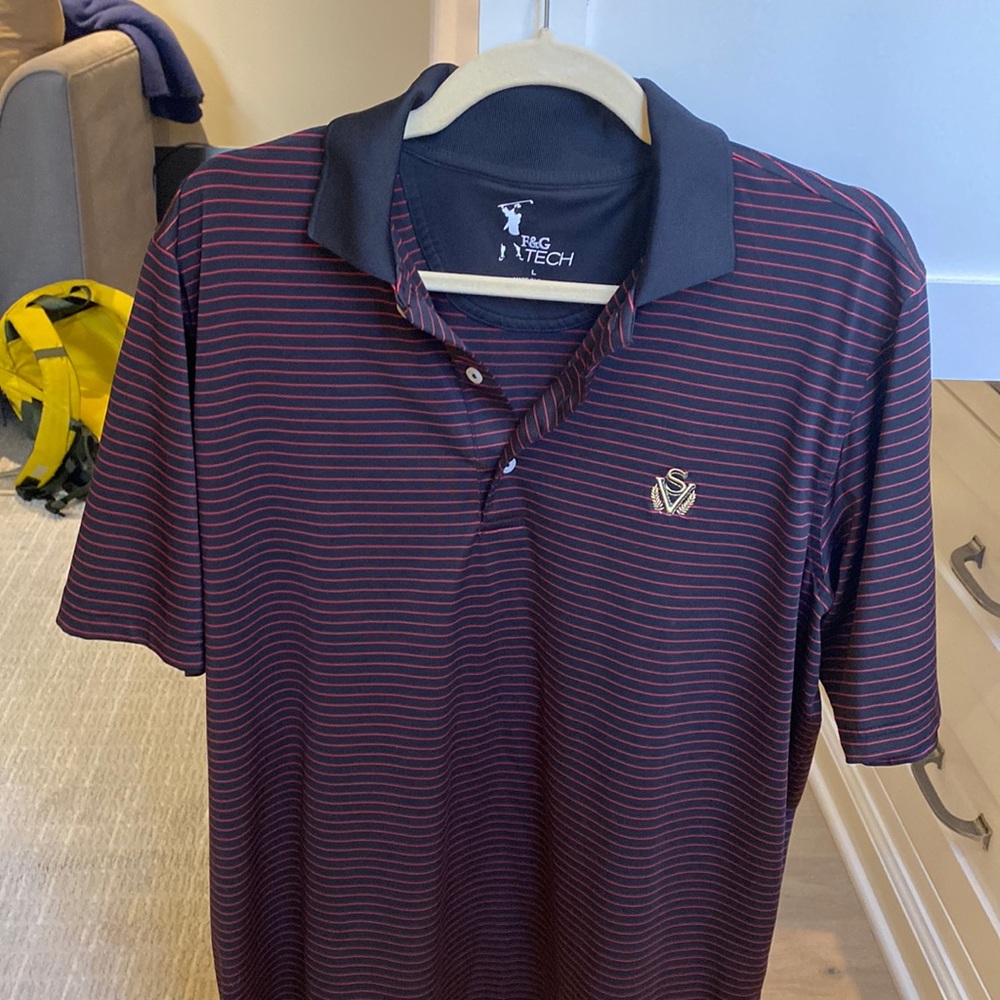 F&G Tech - Golf shirt - size Large